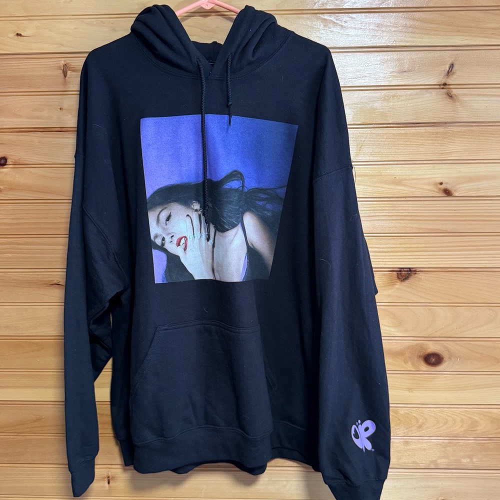 Olivia Rodrigo Spill Ur Vampire Sour Bad Idea Right Games Black Hoodie XXL